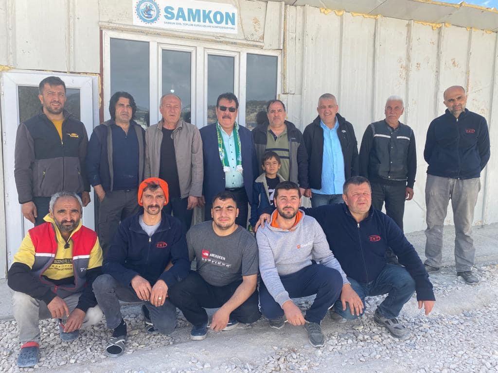 SAMKON Adıyaman 'da Depremzede Kardeşlerimiz için ''Samsun Köyü'' Yaşam Merkezi