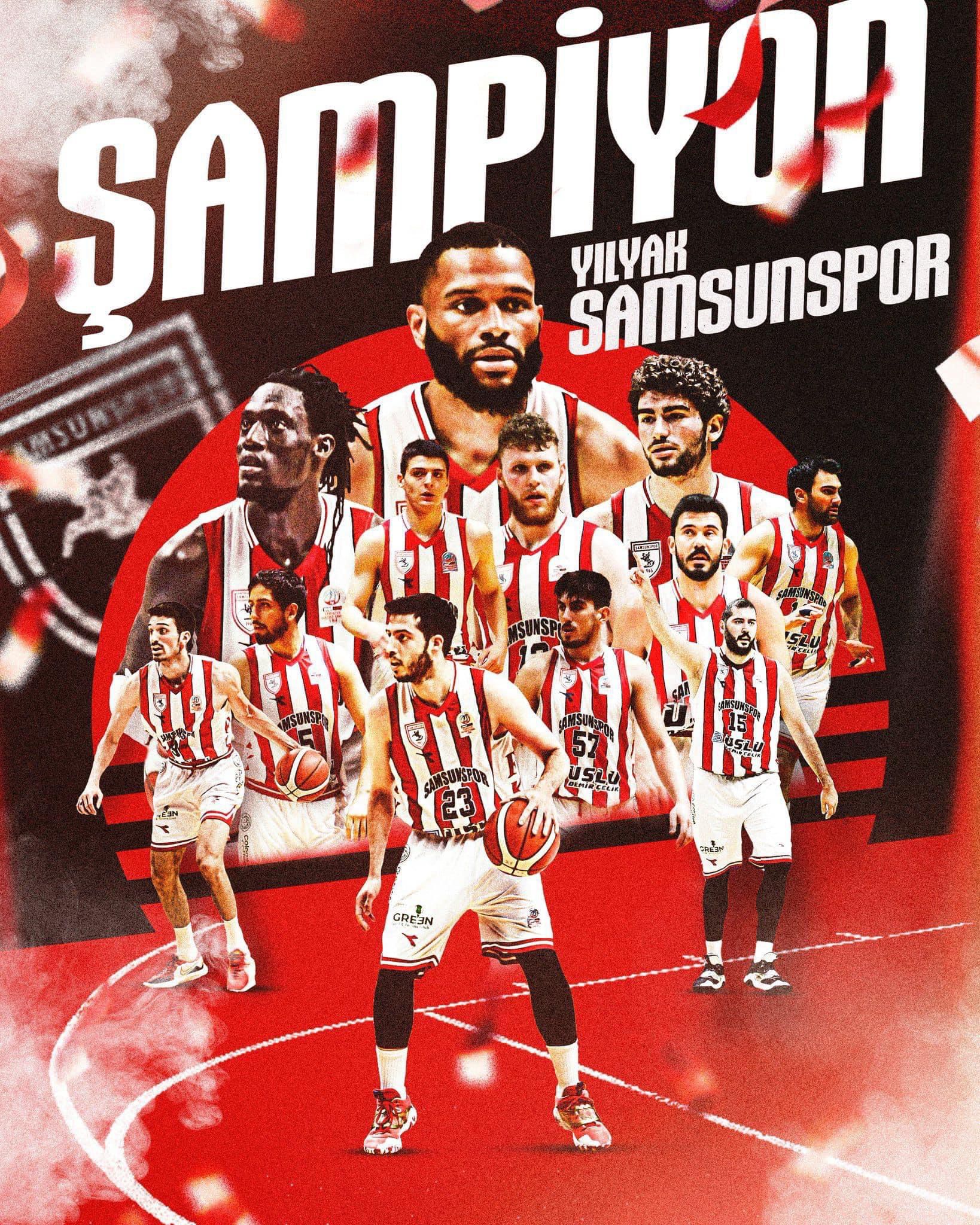 Güneşin doğduğu şehrin takımı YILYAK SAMSUNSPOR Basketbol Süper Liğine yükseldi