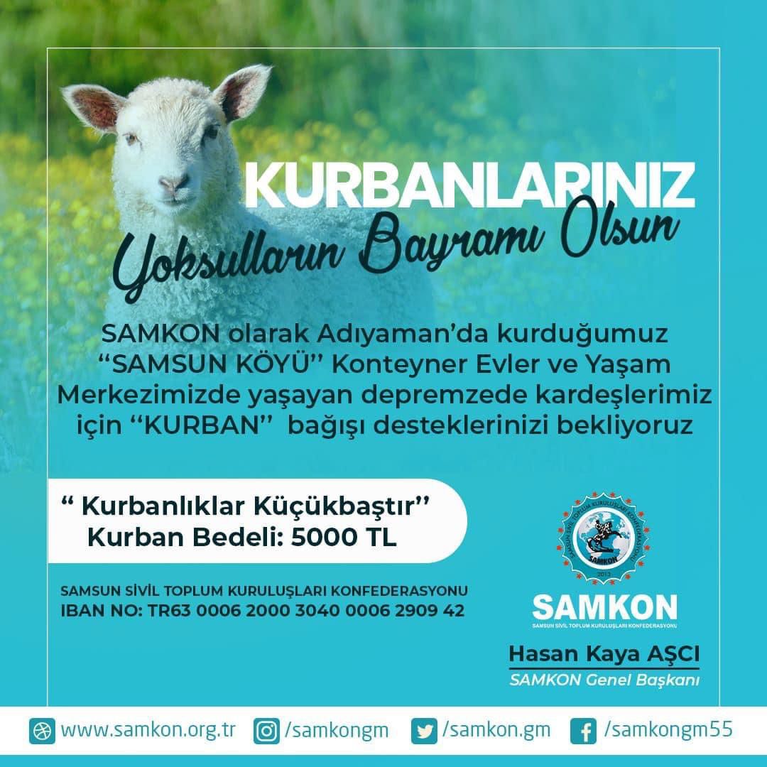 Kurbanlarınız Yoksulların Bayramı Olsun