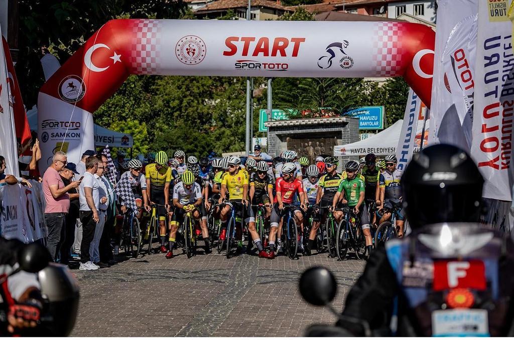 SAMKON Kurtuluş Yolu Bisiklet Turunda Havza  Amasya rotası tamamlandı