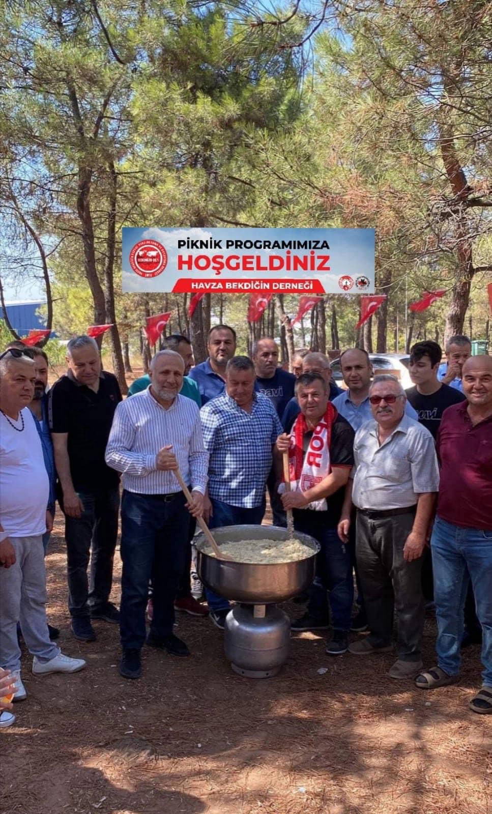 Havza Bekdiğin Köyü Derneği’nin düzenlemiş olduğu Geleneksel Piknik Programı