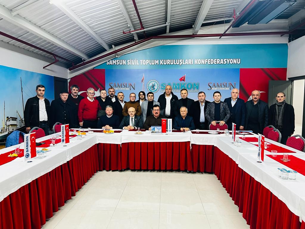 Samsun Sivil Toplum Kuruluşları Konfederasyonu SAMKON Genel Merkezimizde