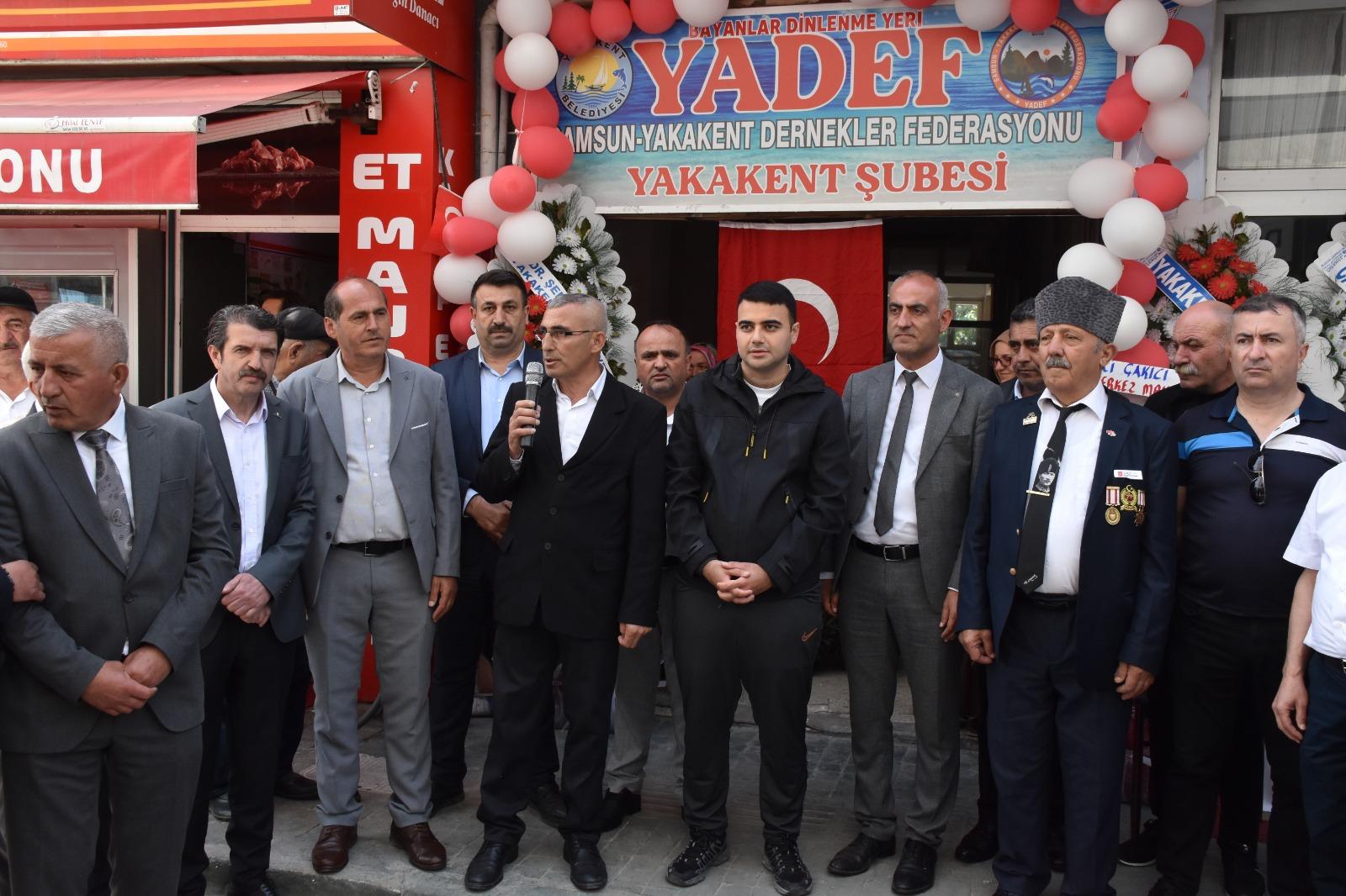  YADEF 19 Mayıs 2024 Pazar günü yoğun katılımla Samsun Yakakent ilçesinde Federasyonun şubesini açtı